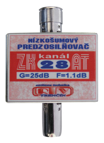 Anténní zesilovač ZK28AT 25dB IEC