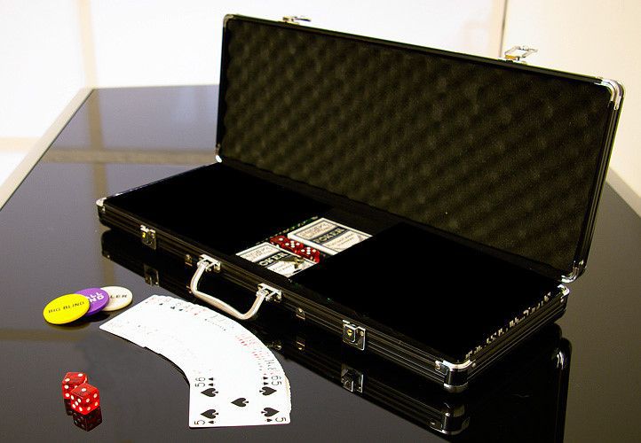 Garthen 503 Hliníkový kufr na 500 ks žetonů s příslušenstvím Garthen