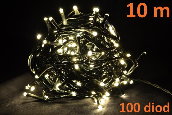 Nexos Trading GmbH & Co. KG Vánoční LED osvětlení 10m - teple bílé