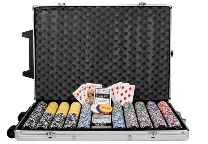 Garthen OCEAN Trolley 495 Poker set 1000 ks žetonů Garthen