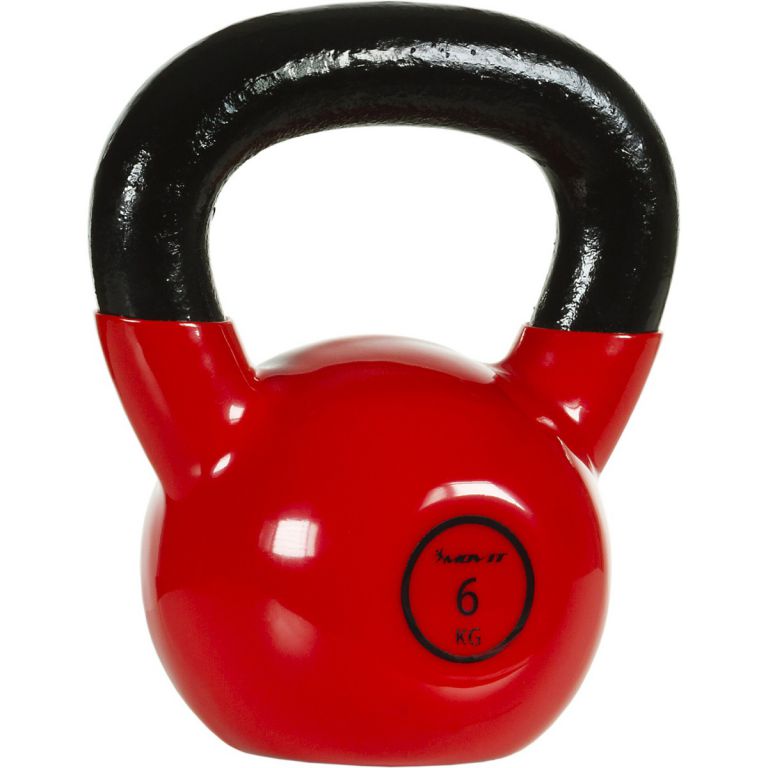 MOVIT Kettlebell 32899 Činka 6 kg s vinylovým potahem MOVIT