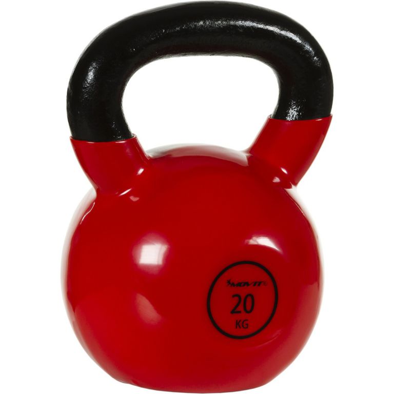 MOVIT Kettlebell 32906 Činka 20 kg s vinylovým potahem MOVIT