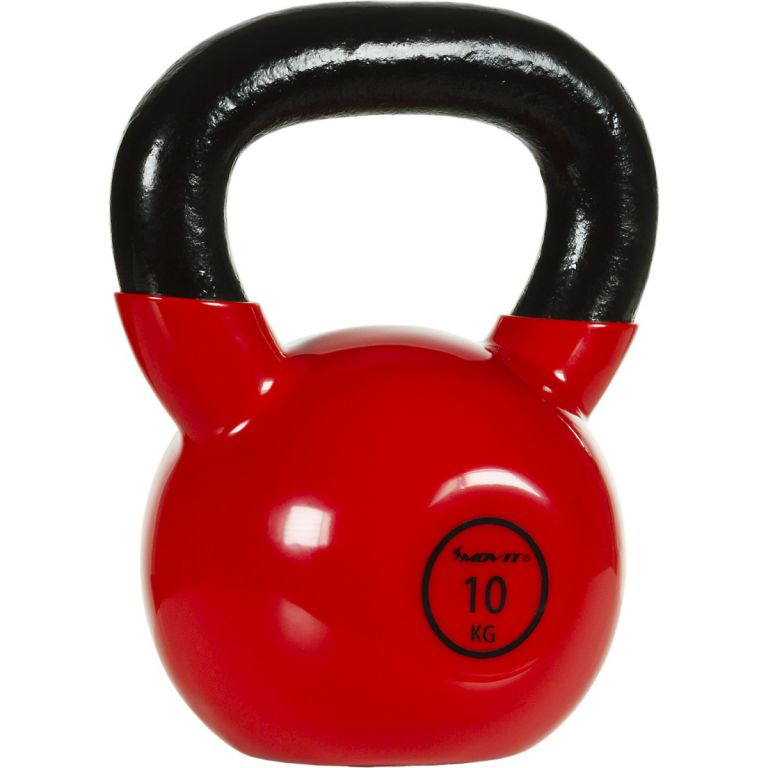 MOVIT Kettlebell 32901 Činka 10 kg s vinylovým potahem MOVIT