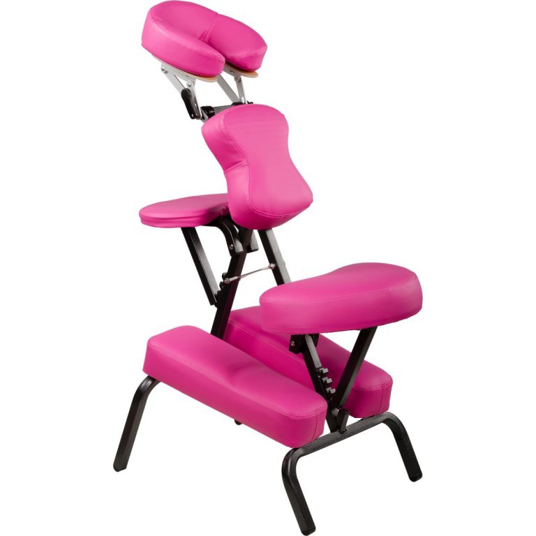 Movit 37138 Masážní židle skládací růžová 8