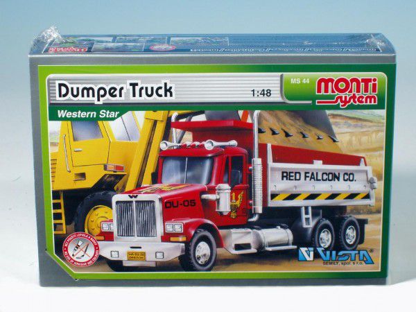 Monti Dumper Truck Western star Stavebnice 1:v krabici 22x15x6cm Teddies