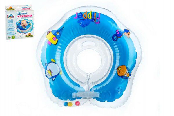 BabyRing Flipper plavací nákrčník modrá Teddies