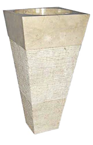 Indera Pedestal Cream IDS 141 Volně stojící kamenné umyvadlo INDERA
