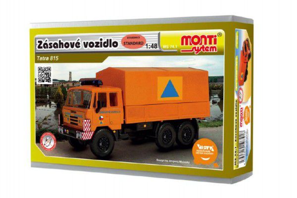 Monti 7Tatra 81Stavebnice zásahové vozidlo 1:48 Teddies