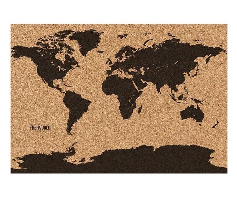 Korková mapa světa Kokiska
