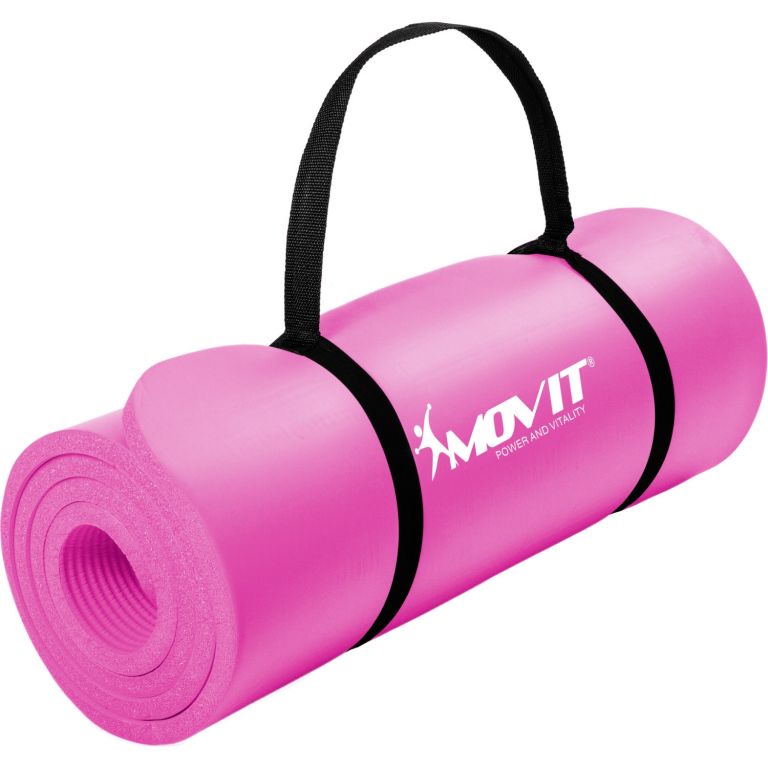 Movit Gymnastická podložka 183 x 60 x 1 cm - růžová MOVIT
