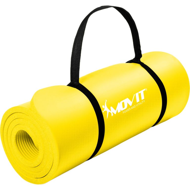 MOVIT 60207 Gymnastická podložka 183 x 60 x 1 cm - žlutá MOVIT