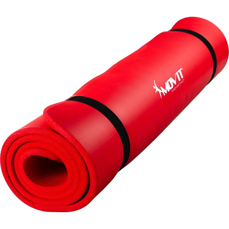 Movit Gymnastická podložka 183 x 60 x 1 cm - červená MOVIT