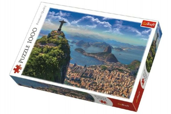 Puzzle Rio de Janeiro 1000 dílků v krabici 40x27x6cm Teddies