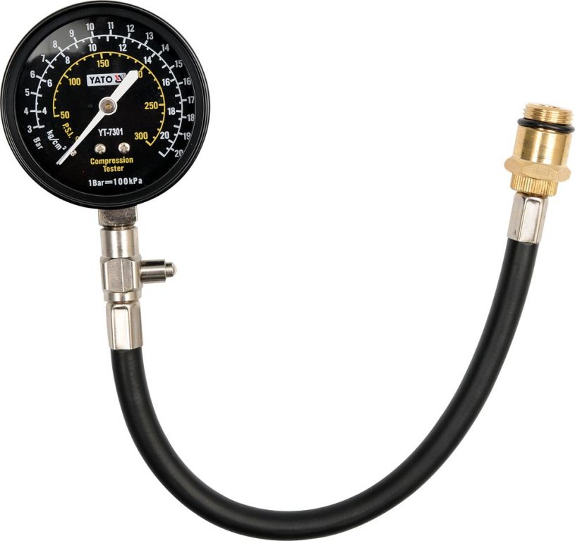 Yato Měřící přístroj kompresního tlaku (hadička) Yato
