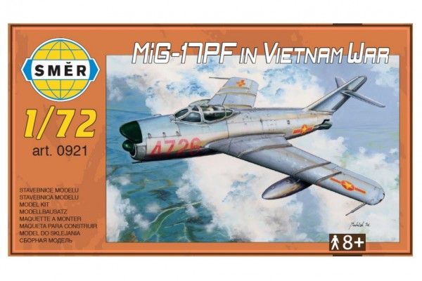 Model MiG-17PF in Vietnam War 1:72 v krabici 14 x 25 x 4 cm Teddies