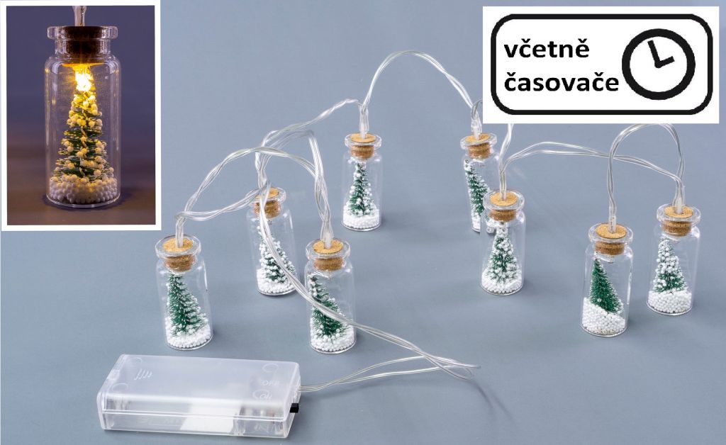 Nexos 65855 Vánoční dekorativní řetěz - 8 LED
