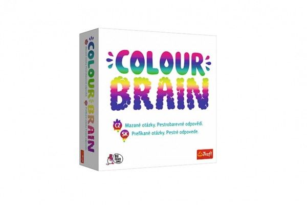 Colour Brain - Mazané otázky společenská hra v krabici 26x26x8cm Teddies