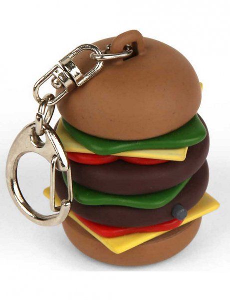 Přívěsek na klíče Mini hamburger