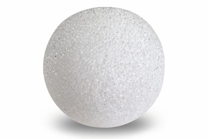 Nexos 57392 Světelná dekorace - LED svítící koule - 8 cm teple bílá Nexos