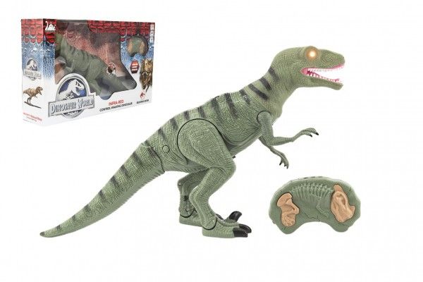 Dinosaurus chodící IC velociraptor plast 50 cm na baterie Teddies