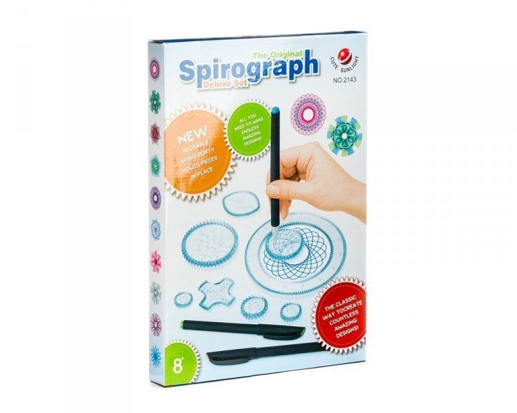 Spirograf - set kreslícíh šablon