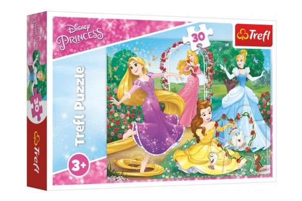 Trefl Disney princezny: Kouzelná melodie 30 dílků Teddies