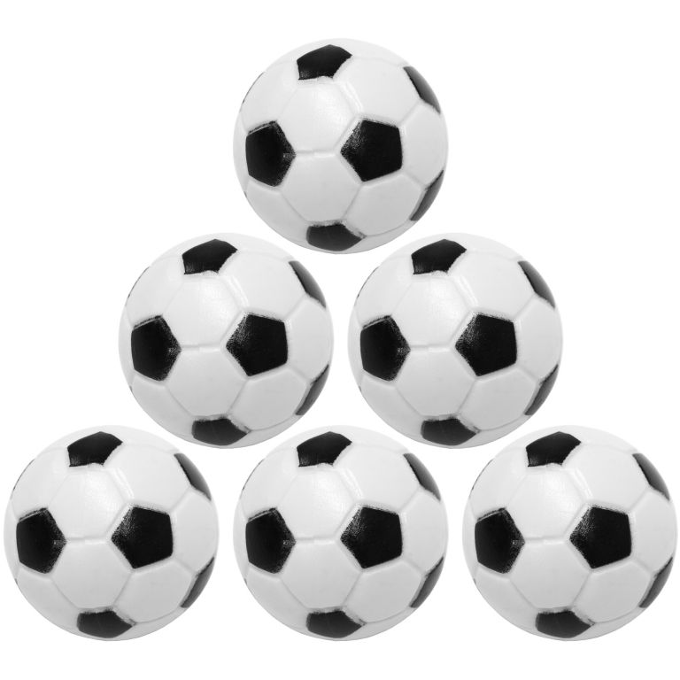 Sada 5 ks černobílých fotbálkových míčků 31 mm Tuin