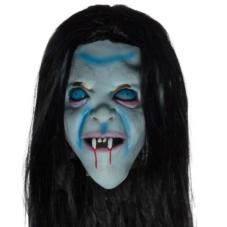 Latexová maska čarodějnice Halloween
