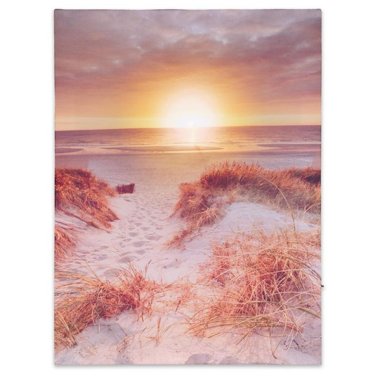 Nástěnná malba západ slunce na pláži