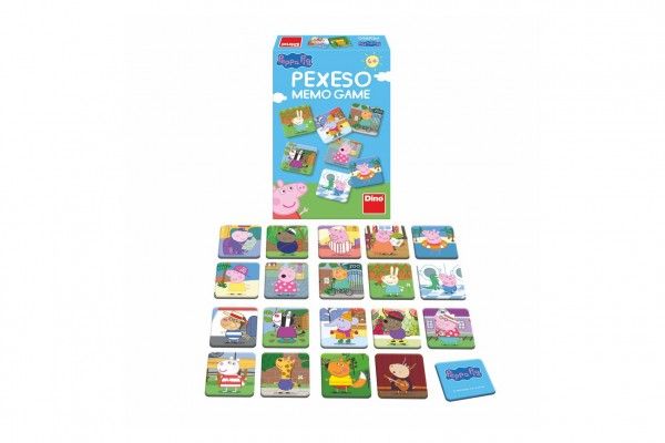 Pexeso 48 pevných kartiček Prasátko Peppa/Peppa Pig Teddies