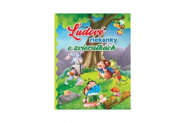 Kniha Ľudové riekanky o zvieratkách SK verze Teddies