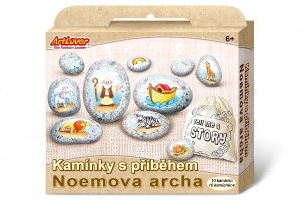 Teddies Kreativní sada Kamínky s příběhem - Noemova archa Teddies