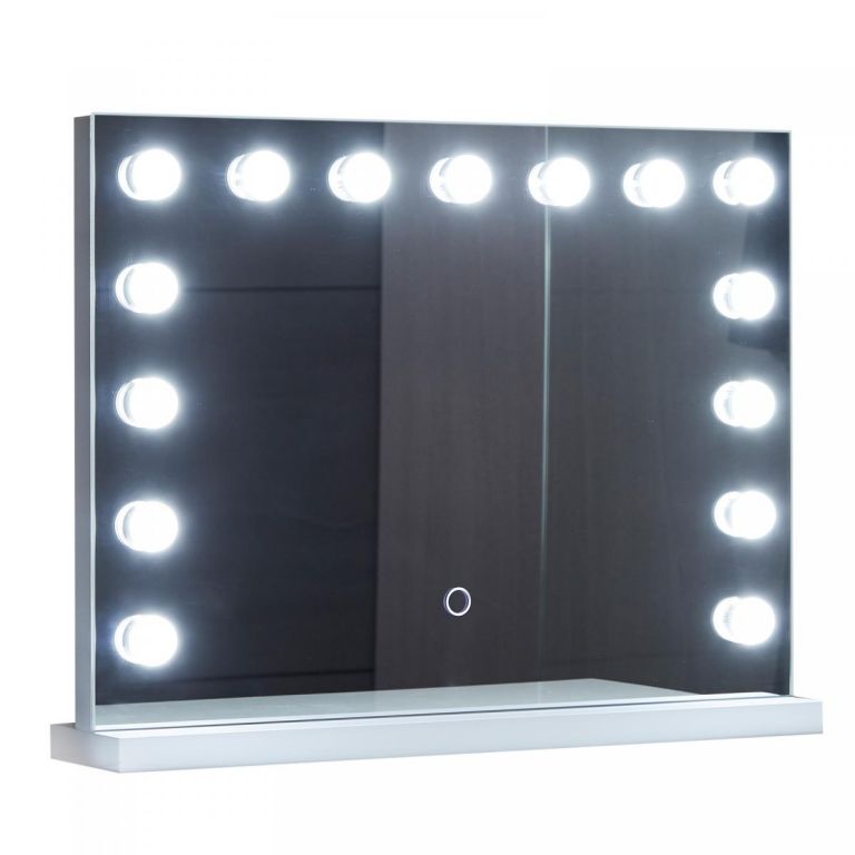 Aquamarin Koupelnové LED zrcadlo Holywood 58 x 43 cm Aquamarin
