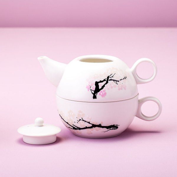 Kouzelná konvice na čaj s třešňovým květem Kokiska