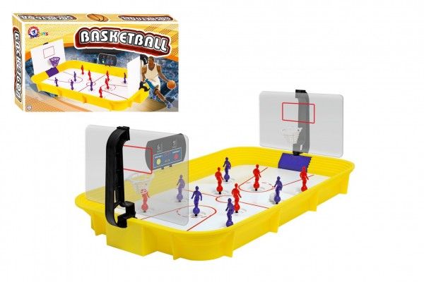 Košíková/Basketbal společenská hra plast v krabici 53x31x9cm Teddies