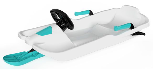 CorbySport Plastkon - bob Skipper s volantem A2035/3 - bílý CorbySport