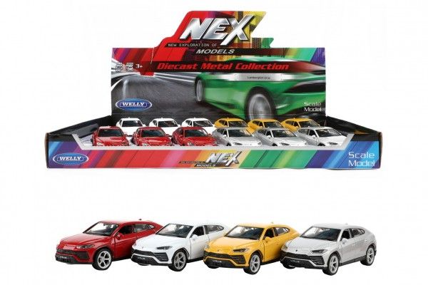 Auto Welly Lamborghini Urus 12cm na zpětné natažení Teddies