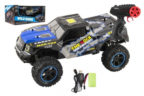 Auto RC terénní modré 39cm plast 2