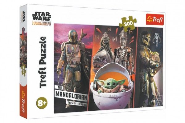 Puzzle Star Wars The Mandalorian Tajemství Grogu 300 dílků 60x40cm v krabici 40x27x4cm Teddies