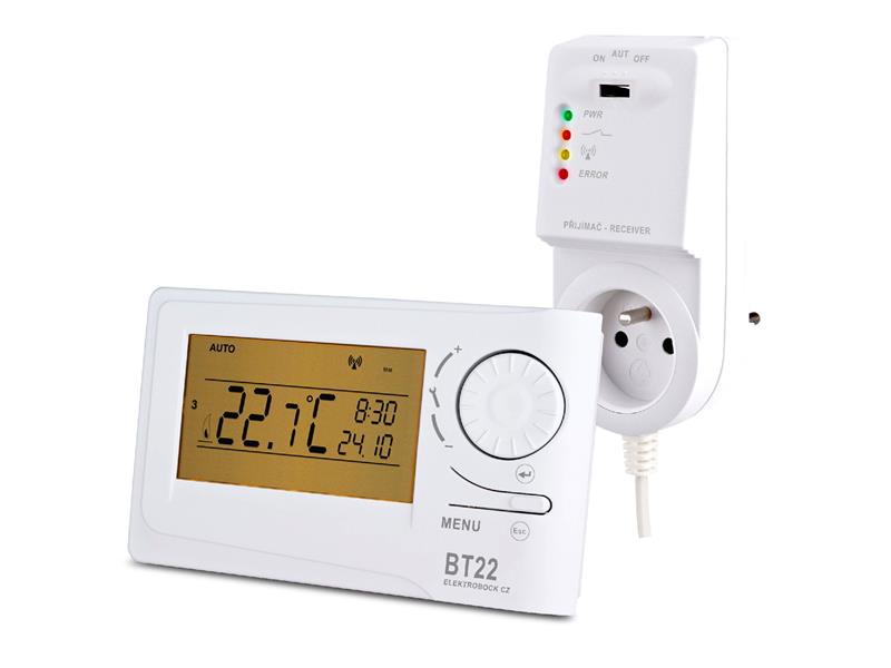 Termostat ELEKTROBOCK BT22 bezdrátový - rozbaleno