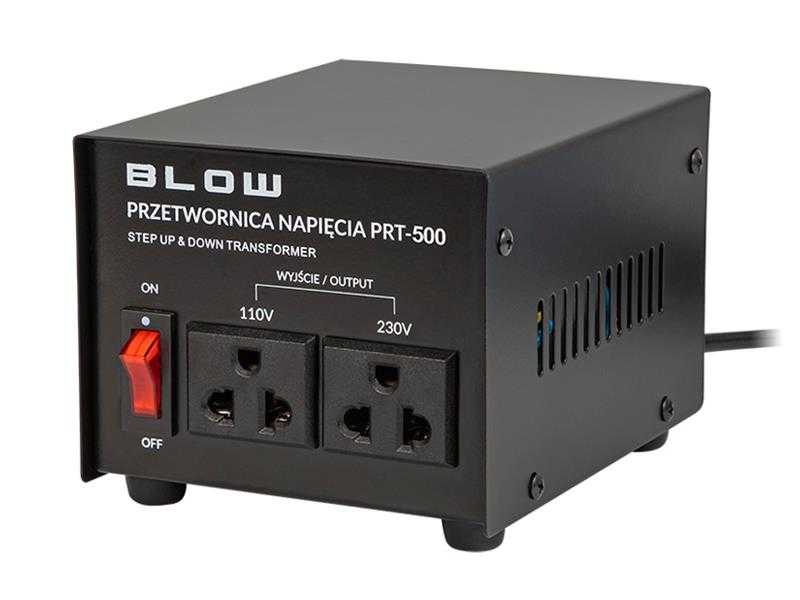 Měnič napětí BLOW PRT-500 230V/110V 500W - zánovní