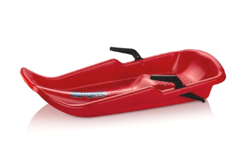 Dětský bob TEDDIES TWISTER RED 80x40cm