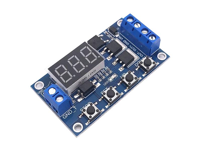 Časovač - programovatelný časový spínač s tranzistory MOSFET
