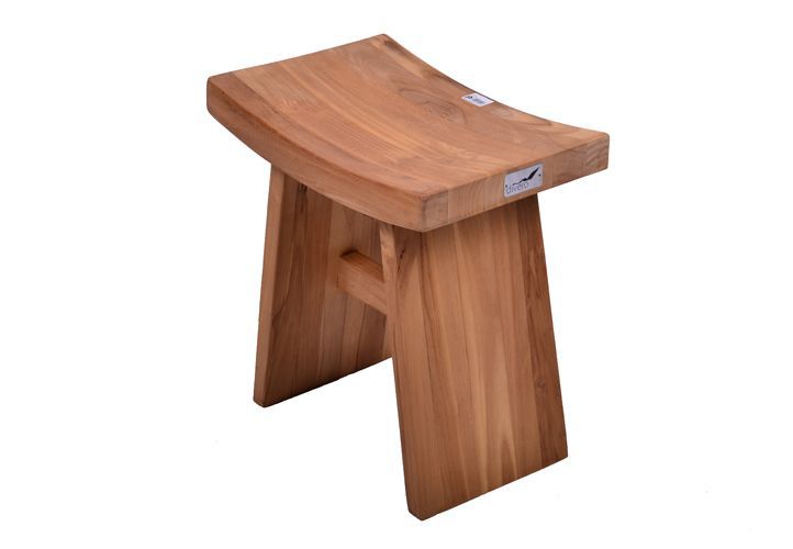 DIVERO 1613 Stolička židle z týkového dřeva Divero
