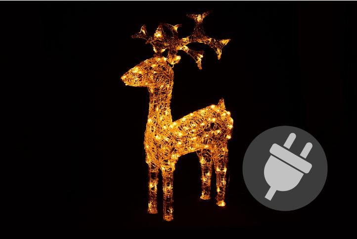 Nexos 5951 Vánoční LED dekorace - sob - 100cm