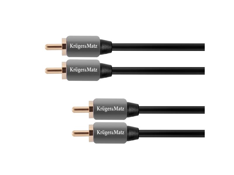 Kabel KRUGER & MATZ 2xCINCH konektor/2xCINCH konektor 1