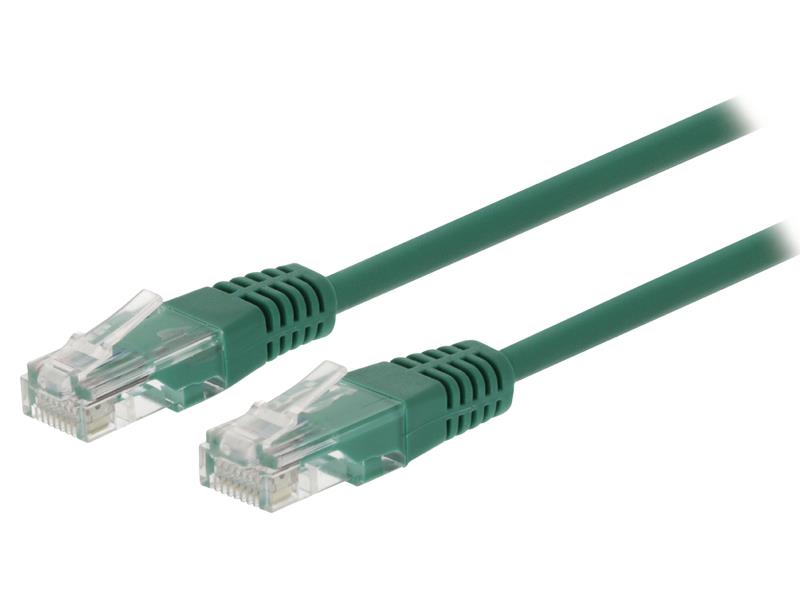 Kabel UTP 1x RJ45 - 1x RJ45 Cat5e 3m GREEN VALUELINE VLCT85000G30