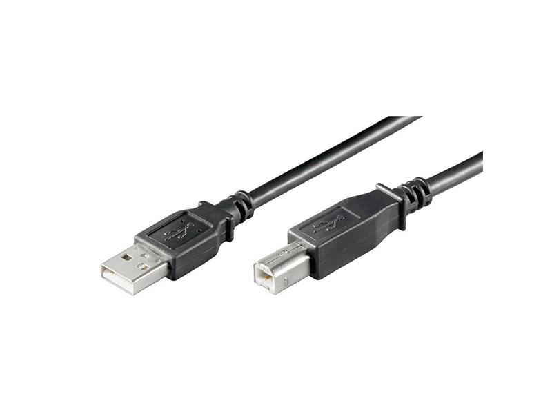 Kabel NEDIS 1x USB 2.0 A konektor - 1x USB 2.0 B konektor 2m