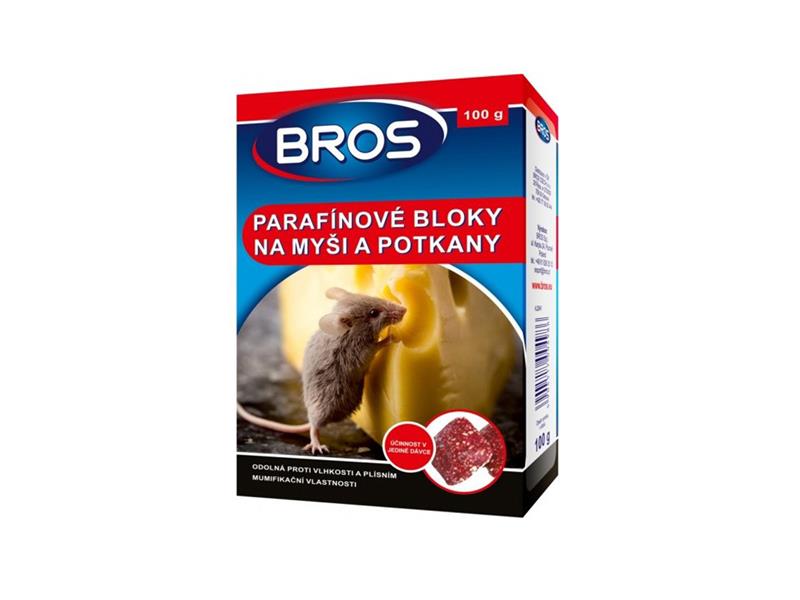 Parafinové bloky na myši