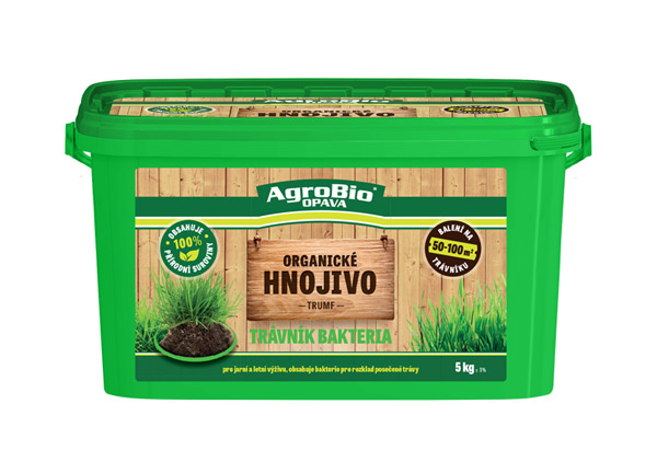 Hnojivo organické AgroBio Trumf Trávník Bakteria 5kg